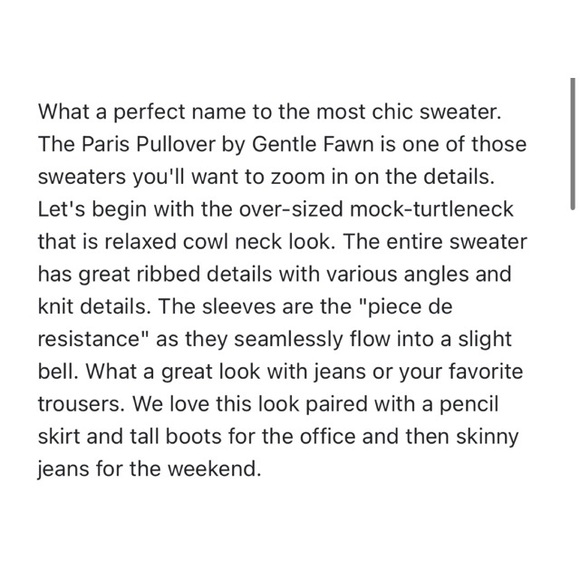 Gentle Fawn Paris Turtleneck Sweater - Picture 13 of 16